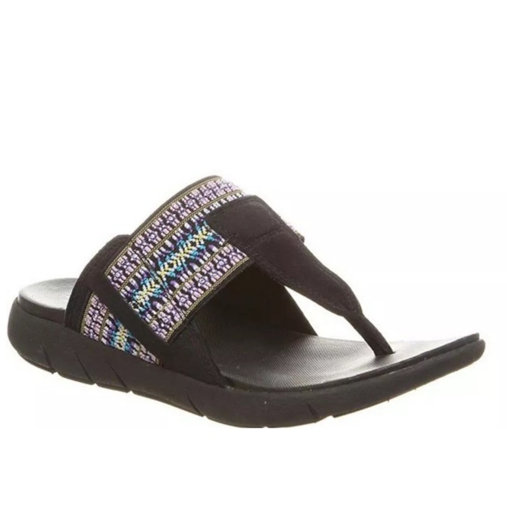 Bearpaw Black Dakota Sandals  Womens 11 ‎ New With Tags